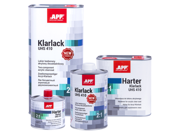 020137, 020138 Klarlack UHS 410 + Verharder UHS Airdry