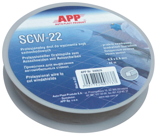 Professionele draad voor autoglas