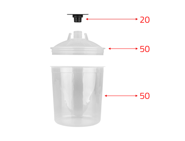 PPS FPS Mixing Bekers 125mu Goedkoop