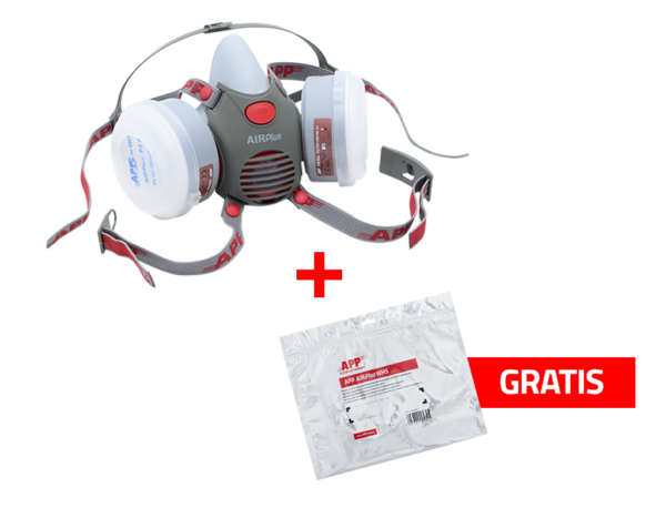 090750WH Autolak halfmaskerset