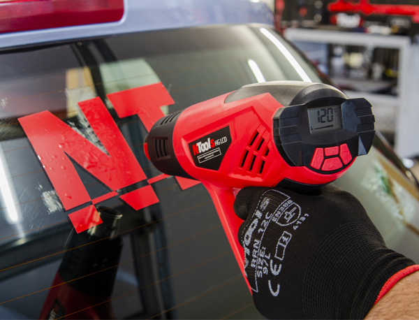 126008-1 Verwarmingspistool met digitale temperatuurregeling en LCD-scherm