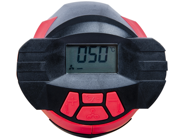 126008-3 Verwarmingspistool met digitale temperatuurregeling en LCD-scherm