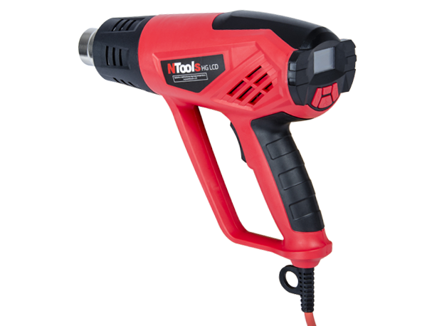 Verwarmingspistool met digitale temperatuurregeling en LCD-scherm