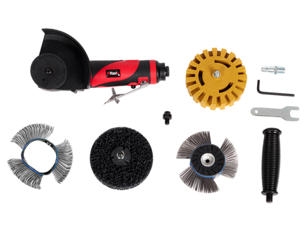 Pneumatische slijpmachine voor het verwijderen van roest en stickers