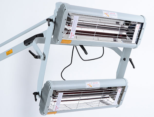 De verwarming ( 2kW ) telescopische giek met instelbare tijd