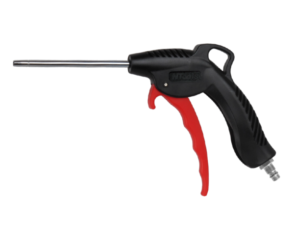 388013 Blaaspistool met een lange stalen rechte spuitmond (kunststof)