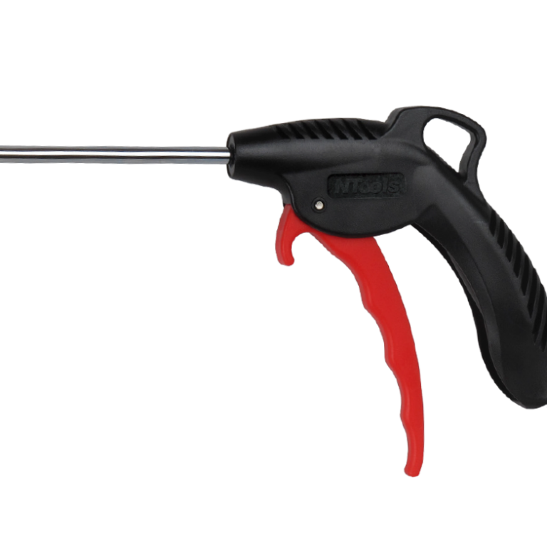 388013 Blaaspistool met een lange stalen rechte spuitmond (kunststof)